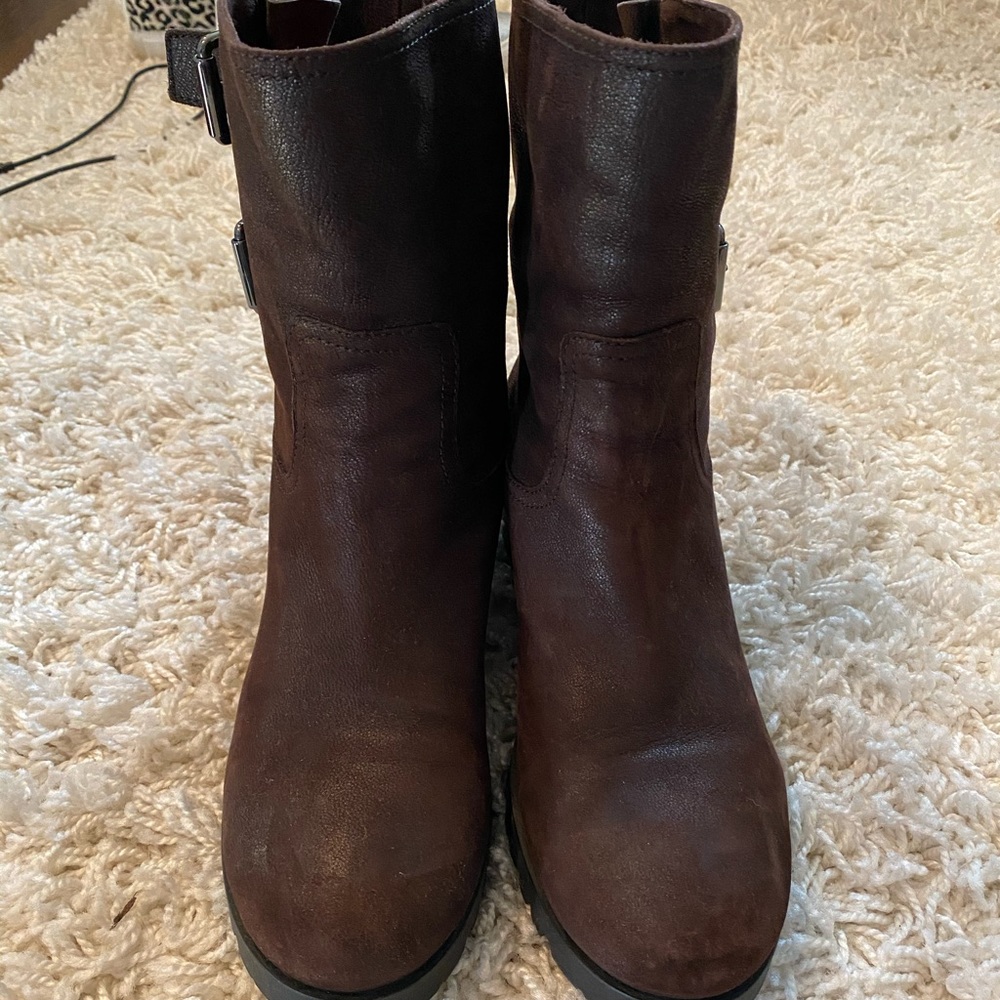 Prada suede boots